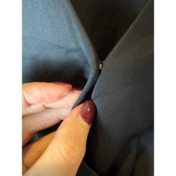 Ramy Brook Dress Women 00 Black Satin Rhinestone Embellished Foxy Mini Cocktail - Picture 9 of 15